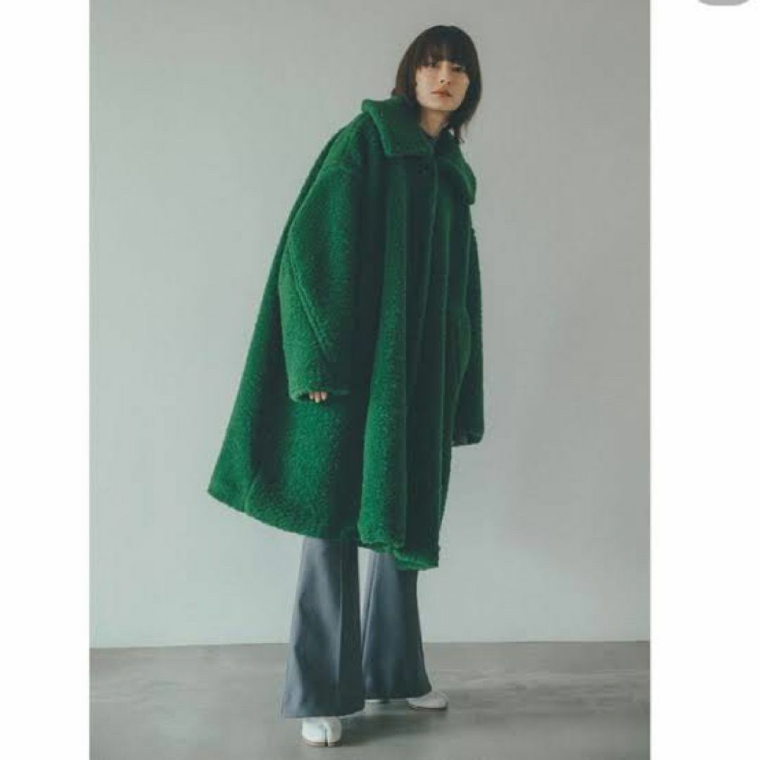 【CLANE クラネ】VOLUME FLARE BOA COAT