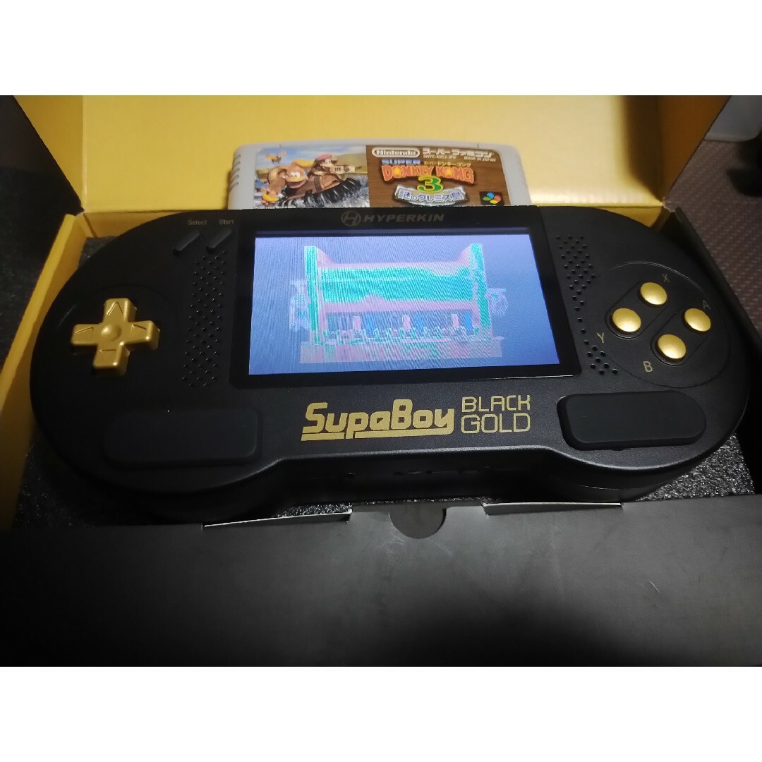 スーパーファミコン - スパボーイ ブラックゴールド 美品の通販 by が