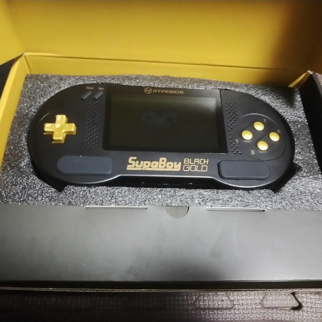 スーパーファミコン - スパボーイ ブラックゴールド 美品の通販 by が