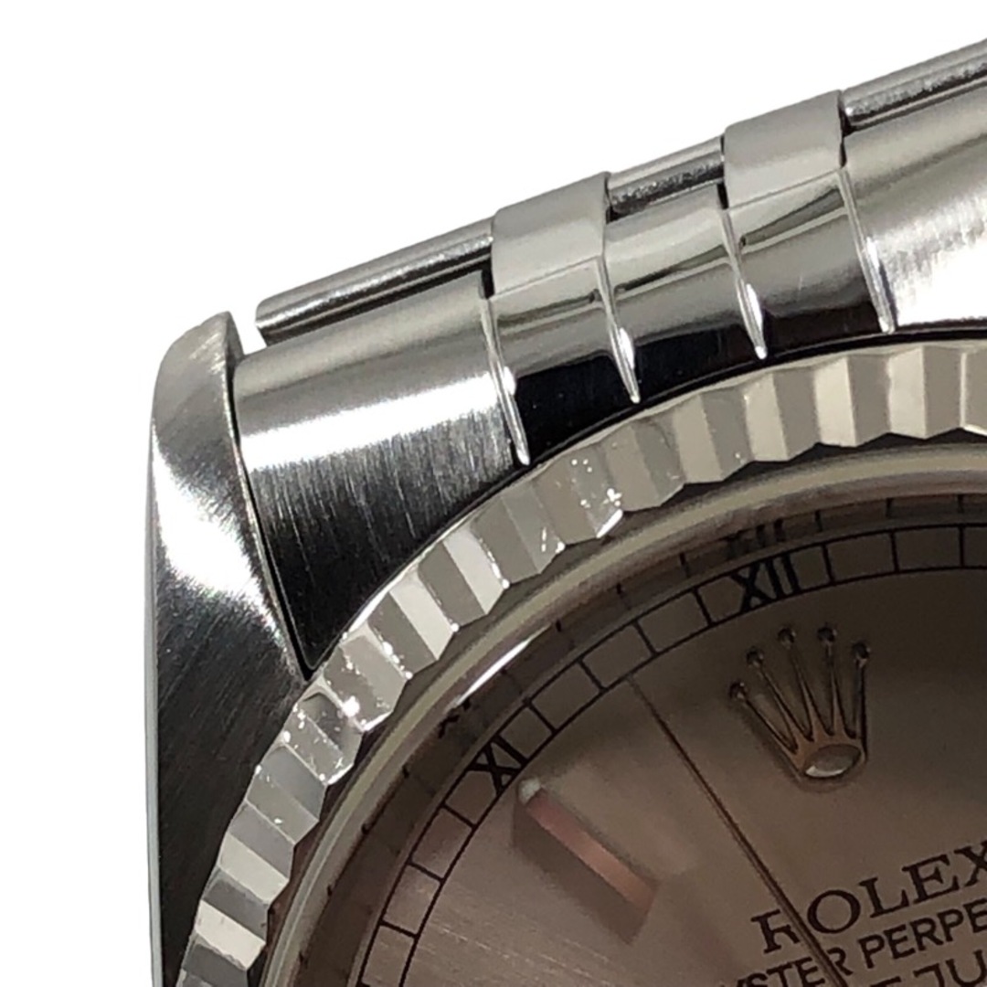 ロレックス ROLEX デイトジャスト36 P番 16234 シルバー文字盤 SS/K18WG メンズ 腕時計