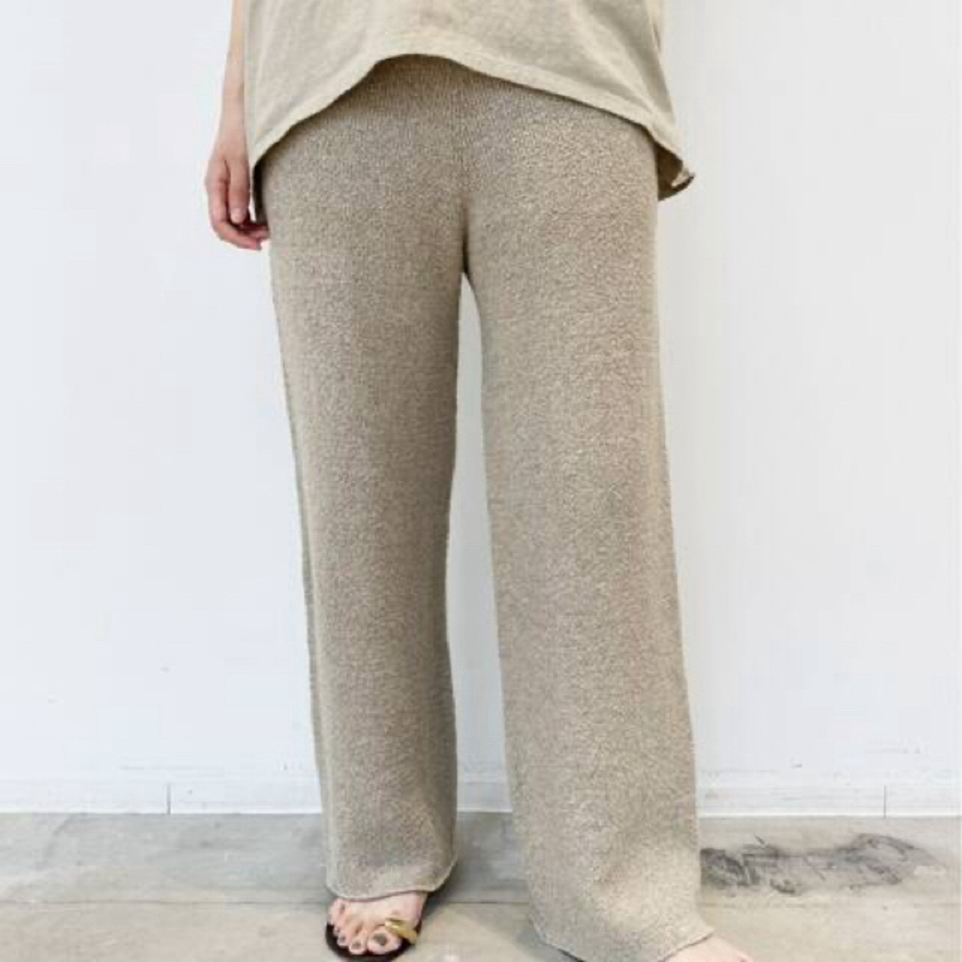 LAUREN MANOOGIAN KNIT pants ニットパンツ レディースのパンツ(カジュアルパンツ)の商品写真