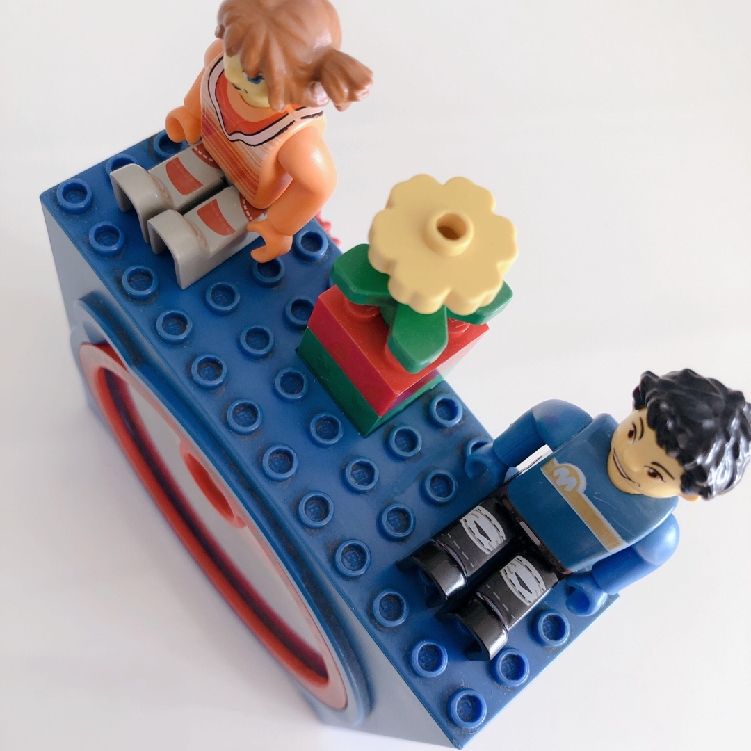 【最終値下げ】LEGO レゴブロック アラーム付き置き時計