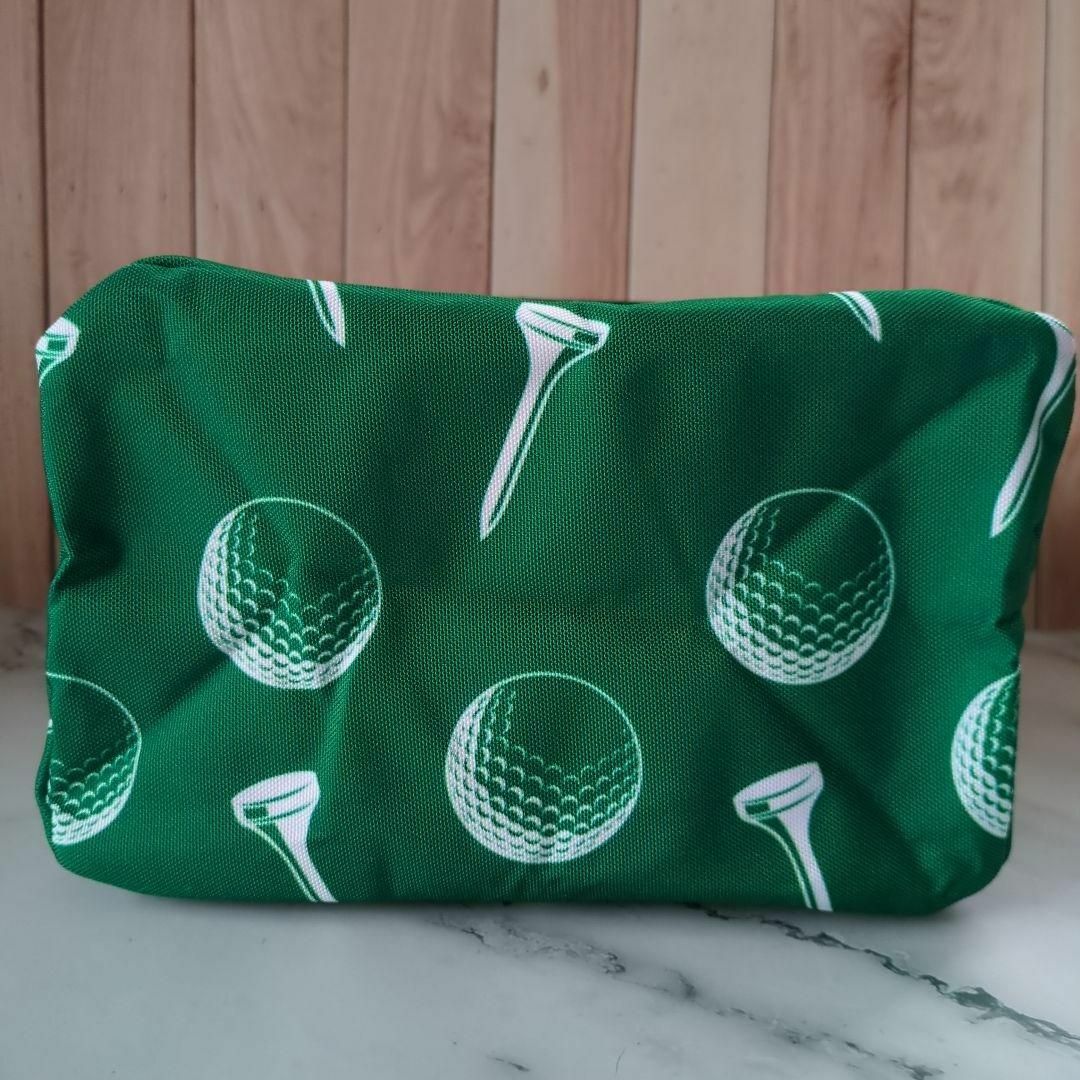 保温保冷 ゴルフ ラウンドバッグ（緑）カートバッグ クーラーバッグ