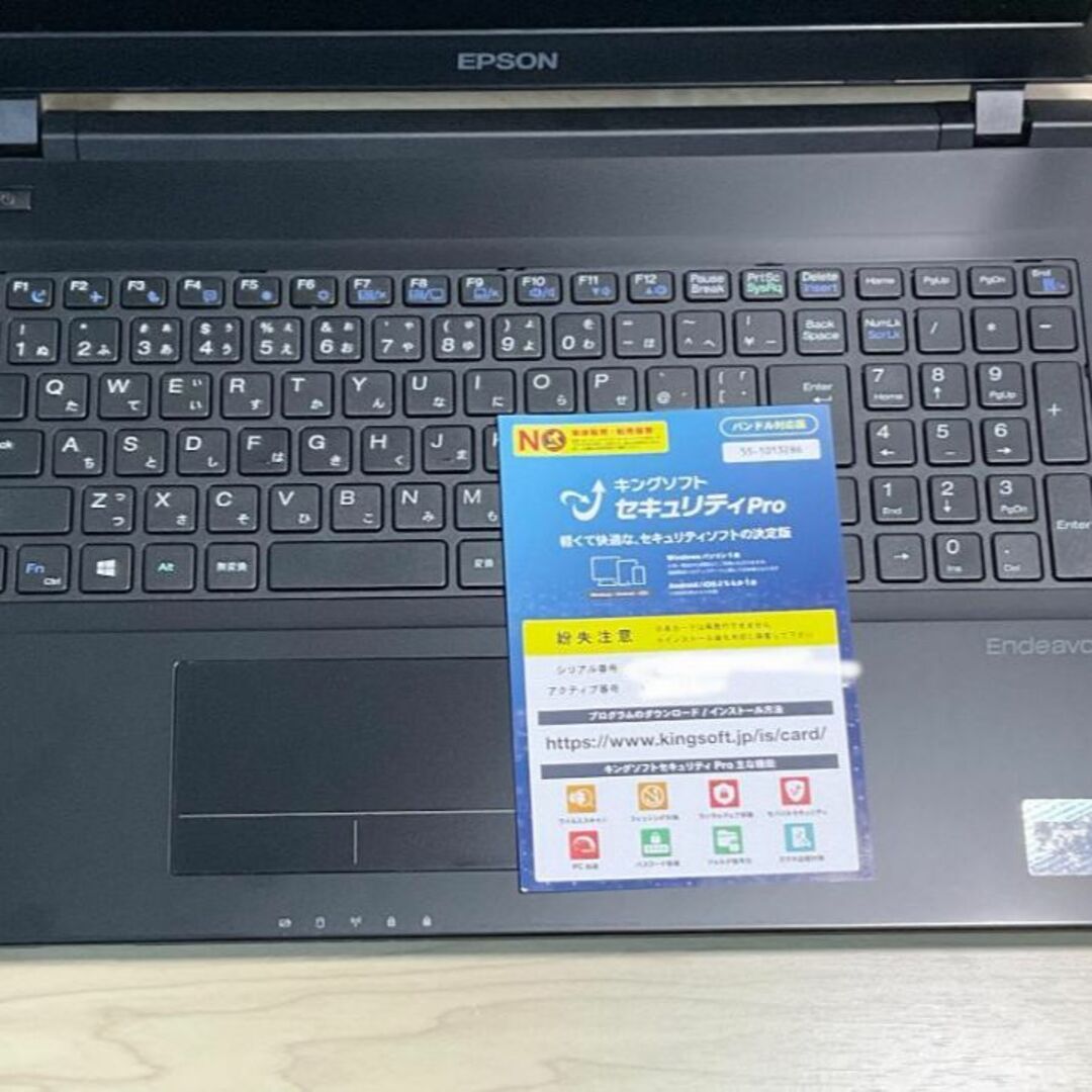 美品/爆速＞EPSON Core i5 CPU SSD起動/Office付き 6