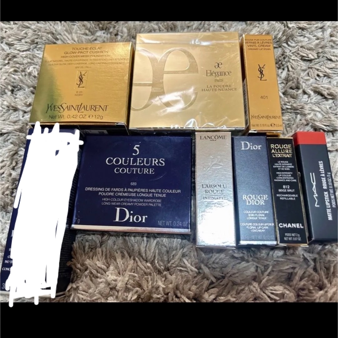 コスメまとめ売り CHANEL MAC Dior サンローラン-