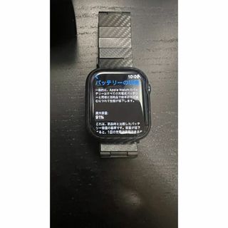Apple - Apple Watch S7 45mm ミッドナイト アルミ セルラーA2478の