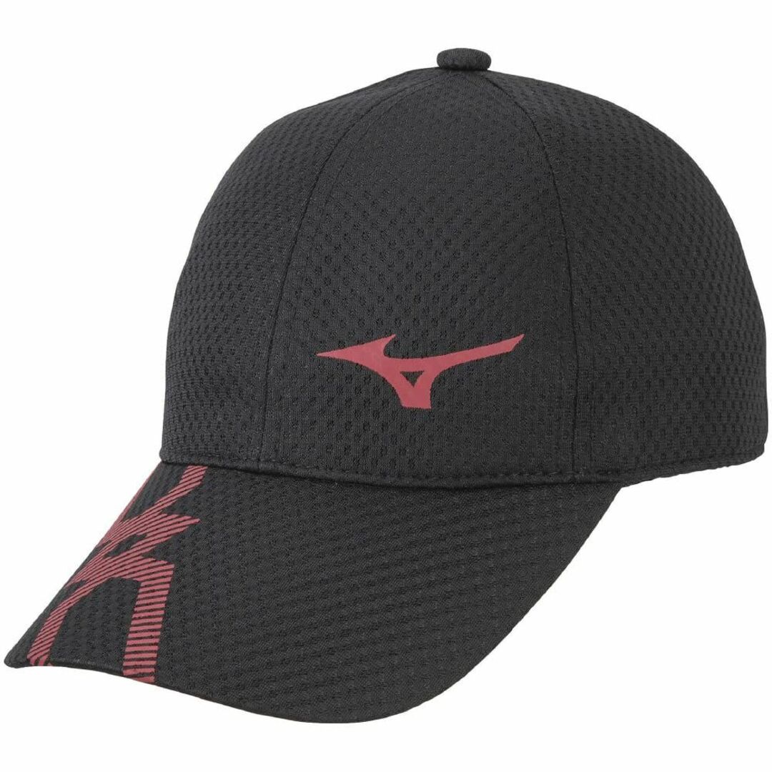 【色: ブラック】[ミズノ] ソーラーカットキャップ MCライン スポーツ 帽子