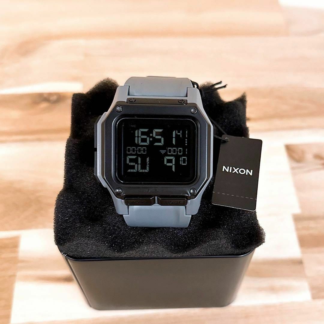 【ニクソン】 REGULUS レグルス 腕時計 A1180 ガンメタ 黒×グレー