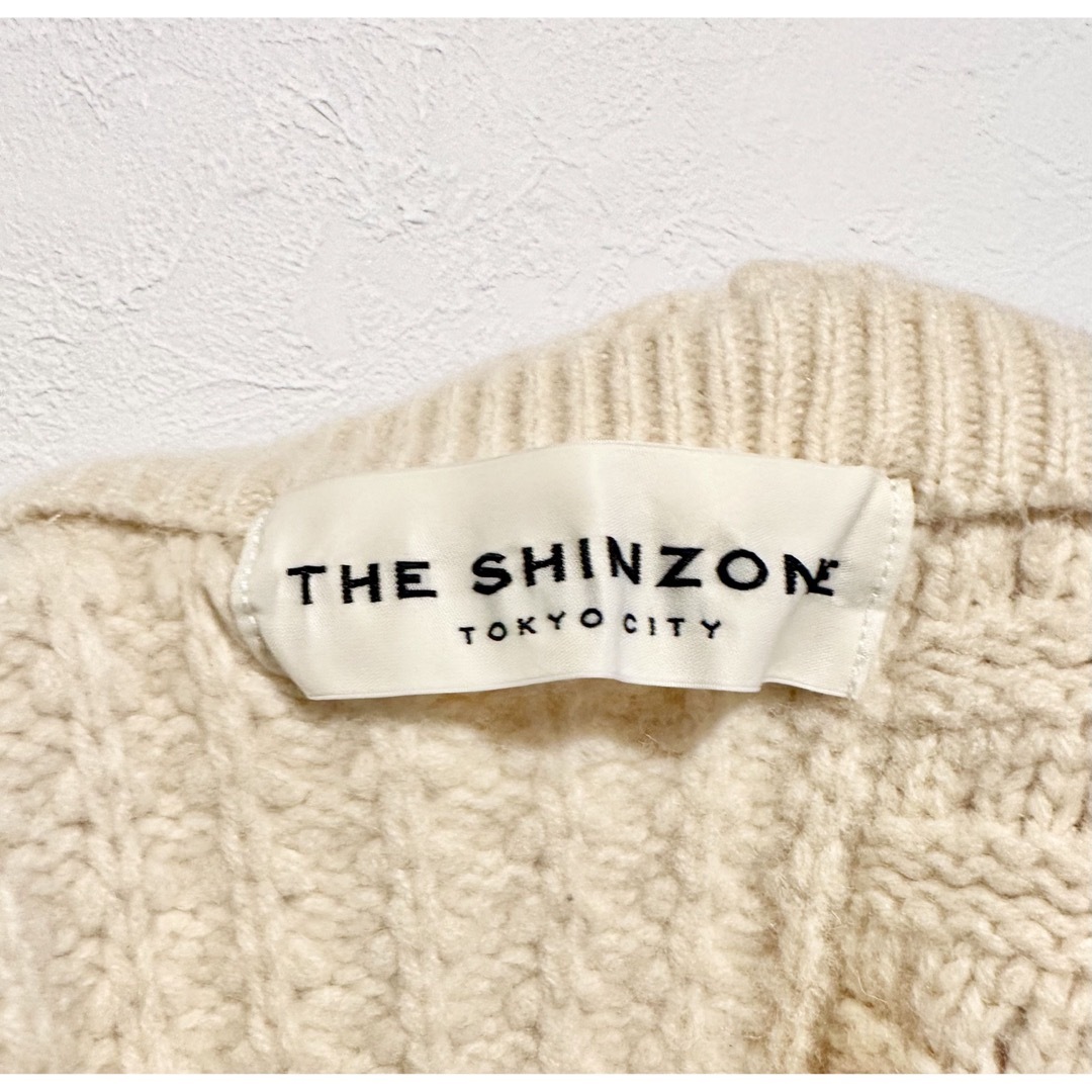 Shinzone(シンゾーン)のTHE SHINZONE シンゾーン　パッチワーク風切替ニットプルオーバー レディースのトップス(ニット/セーター)の商品写真