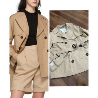 マックスマーラ(Max Mara)のマックスマーラMAXMARA thecube ショートトレンチ(トレンチコート)