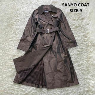 最終値下！定価10.5万★SANYO COAT バイカラー ラグランコート 36