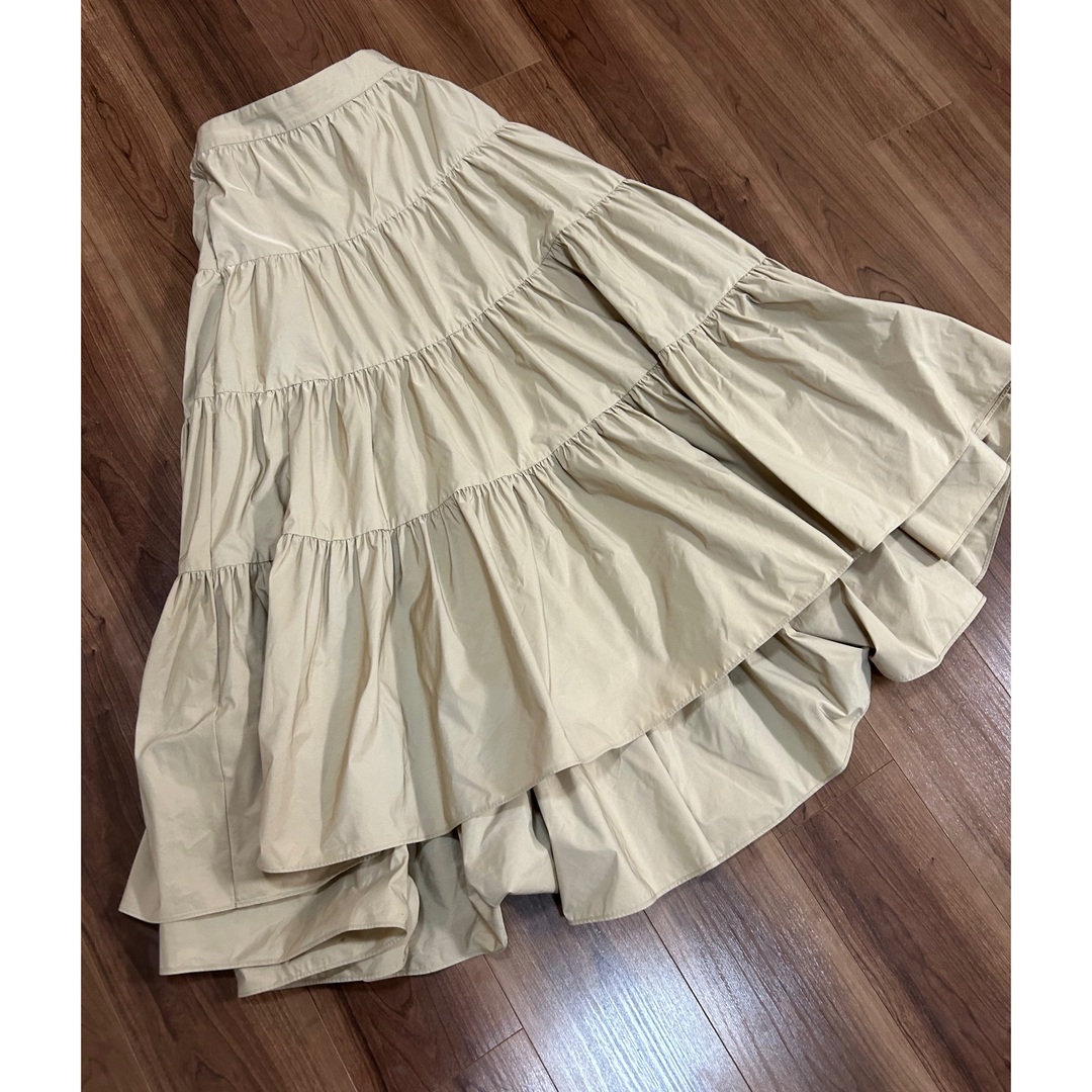 Drawer(ドゥロワー)のシートウキョウshetokyo タフタスカートLISA レディースのスカート(ロングスカート)の商品写真