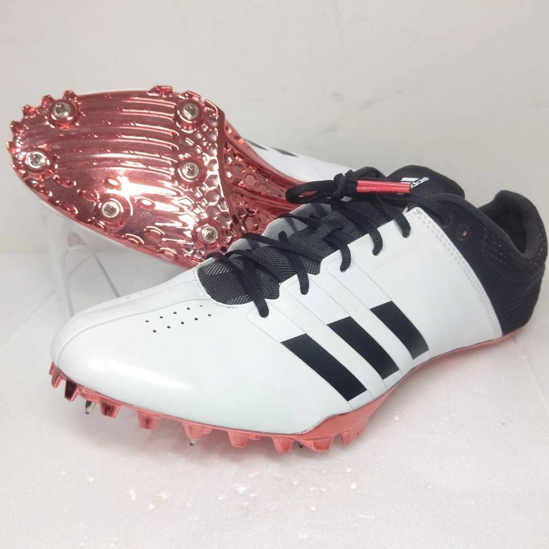 美品】adidas adizero アディゼロ 陸上 短距離スパイク フィネス-