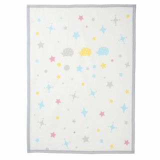 西川 ベビー綿毛布 85×115cm 綿100% ハリネズミ オールシーズン対応の ...