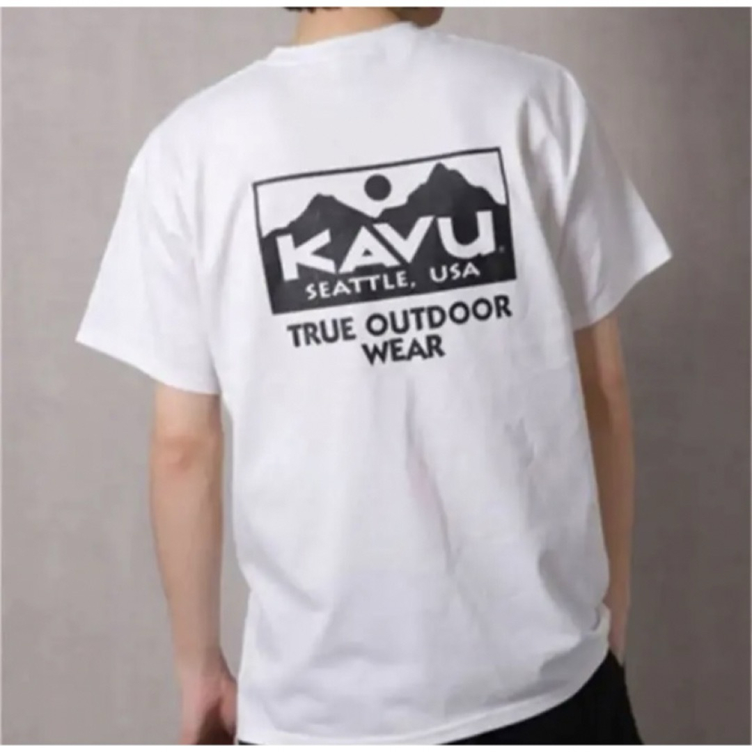 ホワイトWEB限定 KAVU×FREAK'S STORE/カブー Tシャツ M | フリマアプリ ラクマ