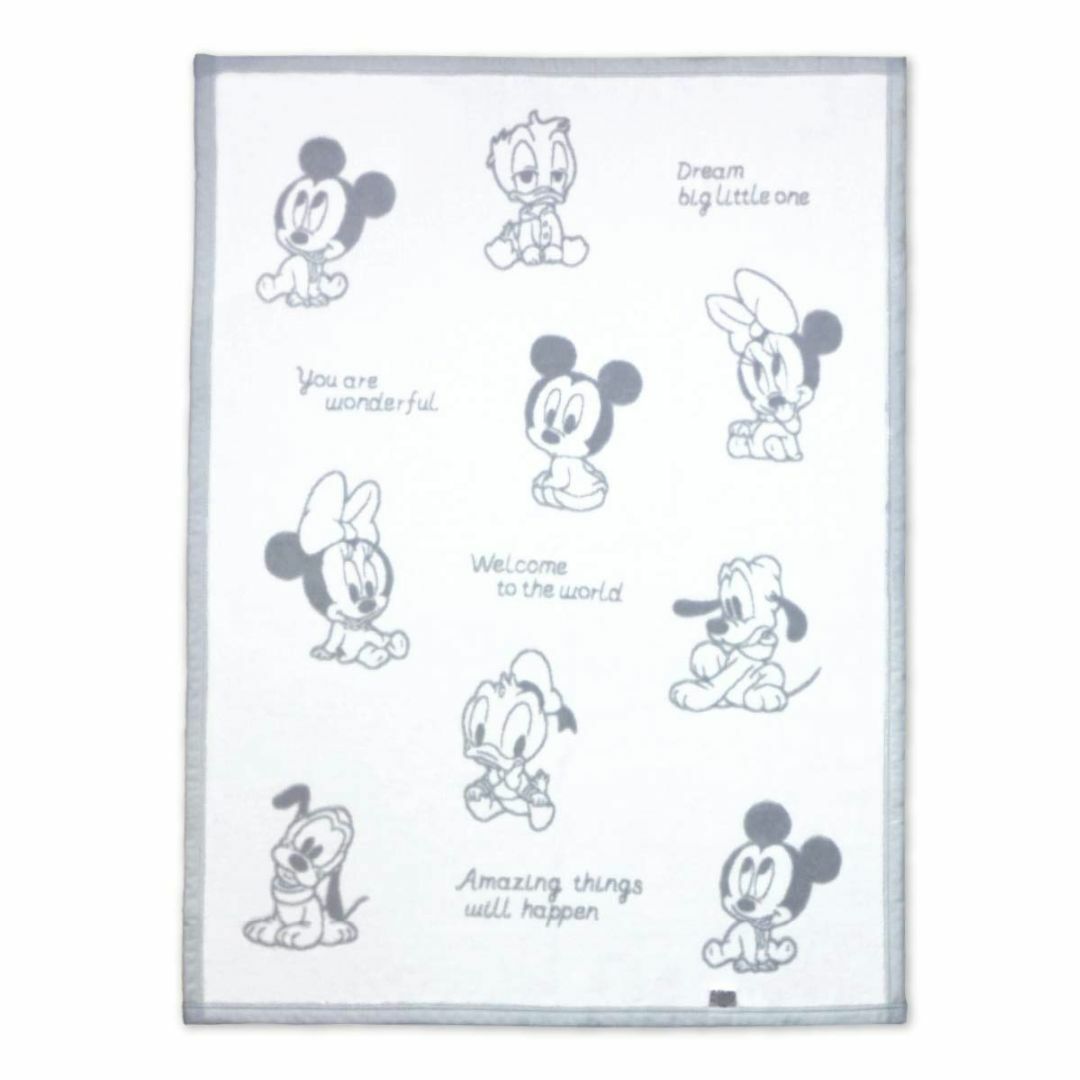 un doudou 日本製 ベビー 綿毛布 85×115cm Disney ベビ