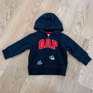 ベビーギャップ(babyGAP)のGAP ミッキーパーカー 70cm(カーディガン/ボレロ)