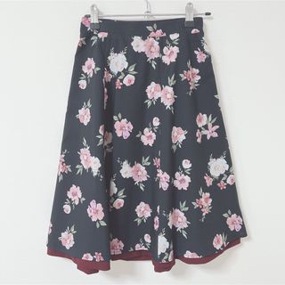 トッコクローゼット(TOCCO closet)の新品 tocco closet オリジナルフラワーリバーシブルスカート(ひざ丈スカート)