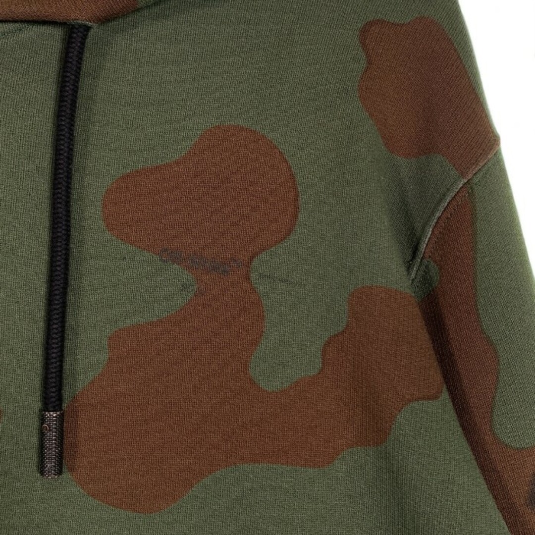 OFF-WHITE(オフホワイト)のOFF-WHITE オフホワイト Camouflage Hoodies カモフラージュ ジップアップパーカー 並行品 Size M メンズのトップス(パーカー)の商品写真