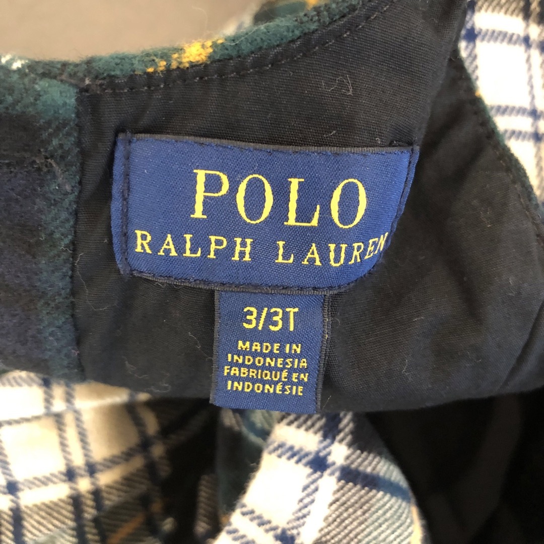 POLO RALPH LAUREN(ポロラルフローレン)のポロラルフローレン☆100☆ワンピース☆ノースリーブ女の子☆キッズ子供☆チェック キッズ/ベビー/マタニティのキッズ服女の子用(90cm~)(ワンピース)の商品写真