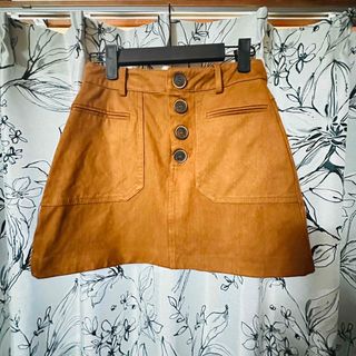 ザラ(ZARA)のZARA TRF スエードスカート(ミニスカート)