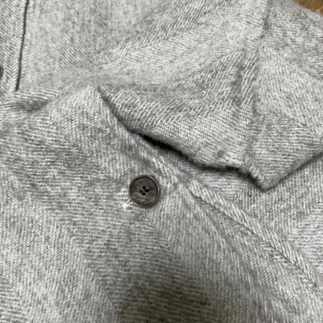 ARGUE - argue SHETLAND WOOL LINEN VINTAGE PONCHOの通販 by +++