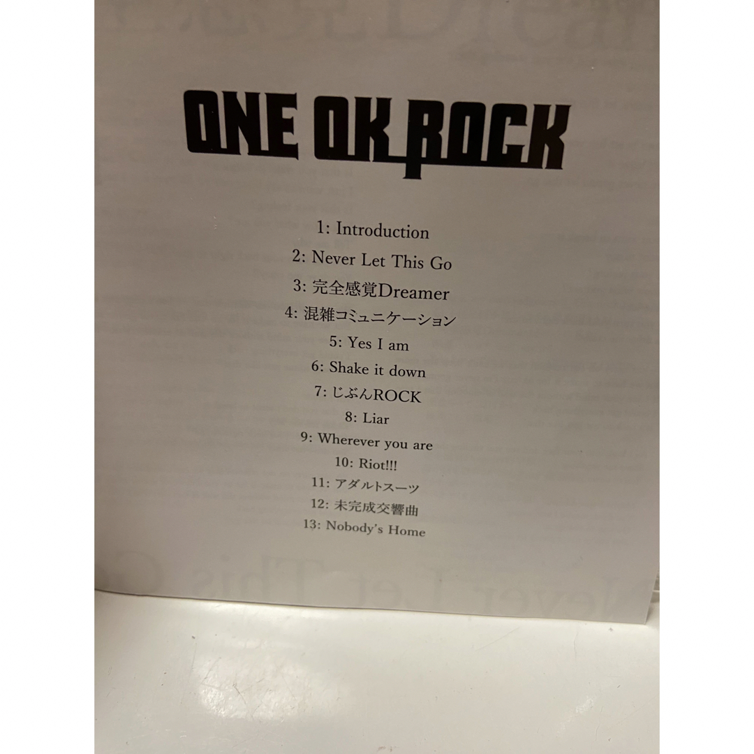 ONE OK ROCK   Niche シンドローム エンタメ/ホビーのCD(ポップス/ロック(邦楽))の商品写真