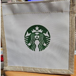 スターバックスコーヒー(Starbucks Coffee)の特売　スターバックス トートバッグ　スタバ　海外限定　ホワイト(ロゴ緑)(トートバッグ)