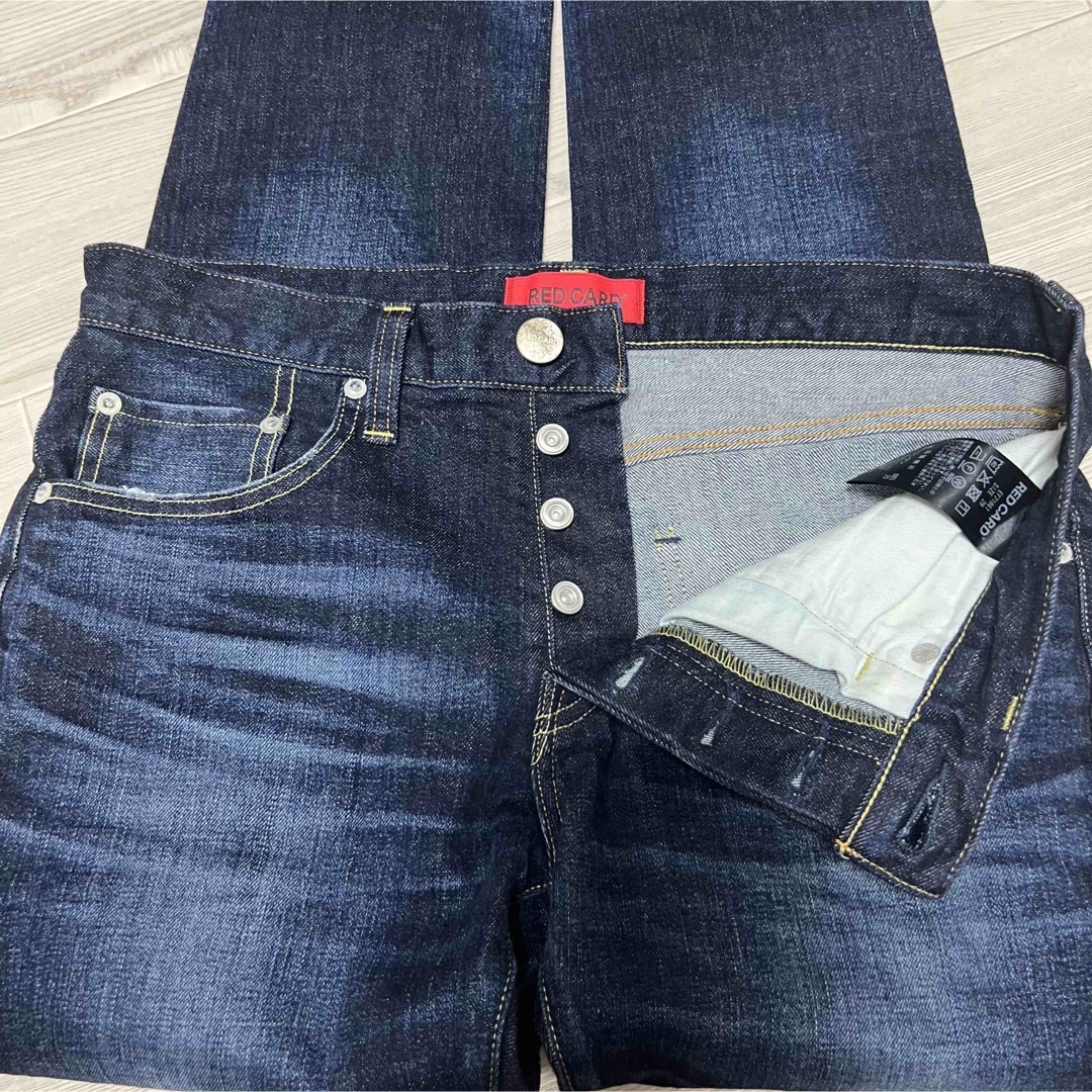 超美品!EDIFICE×REDCARD 別注!ストレッチデニム!日本製!