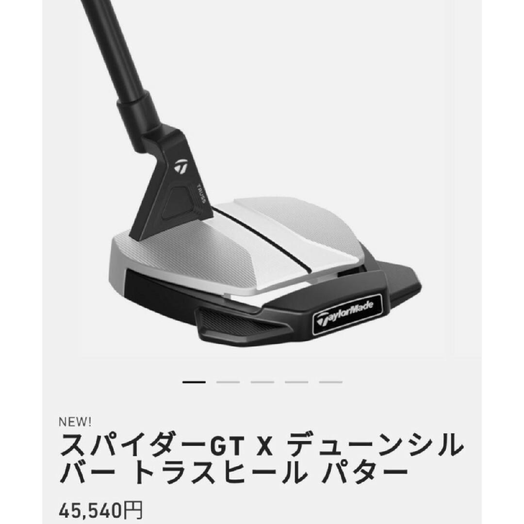 TaylorMade - 新品 テーラーメイド Spider GTx TRUSS TM1 33㌅の通販 ...