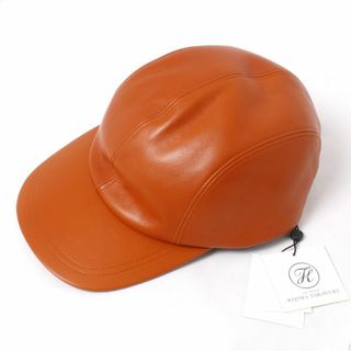 キジマタカユキ(KIJIMA TAKAYUKI)の23AW KARL DONOGHUE LAMB LEATHER JET CAP(キャップ)