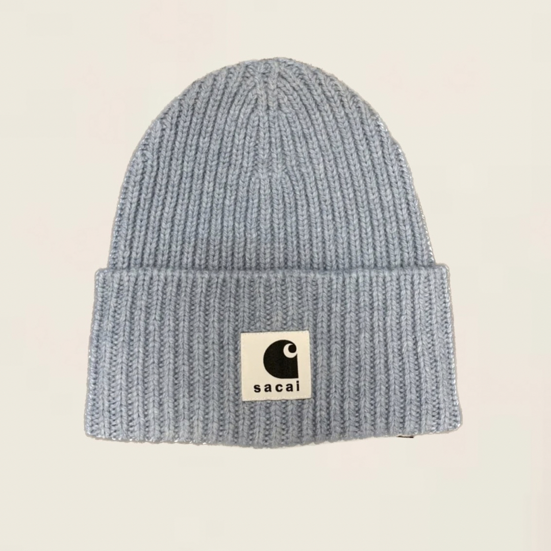 sacai(サカイ)のSacai Carhartt WIP Beanie Blue メンズの帽子(ニット帽/ビーニー)の商品写真