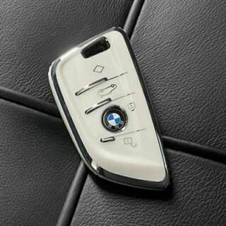 BMW - BMW キーケース ホワイト 白 銀 TPU キーカバー 鍵 g20 g30
