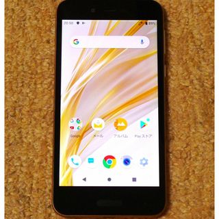 シャープ(SHARP)のAQUOS sense lite SH-M05 Gold(スマートフォン本体)