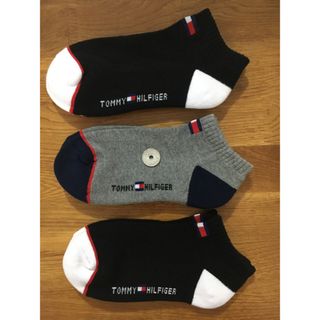 トミーヒルフィガー(TOMMY HILFIGER)の新品トミーヒルフィガーTOMMY HILFIGERメンズソックス3足セット459(ソックス)