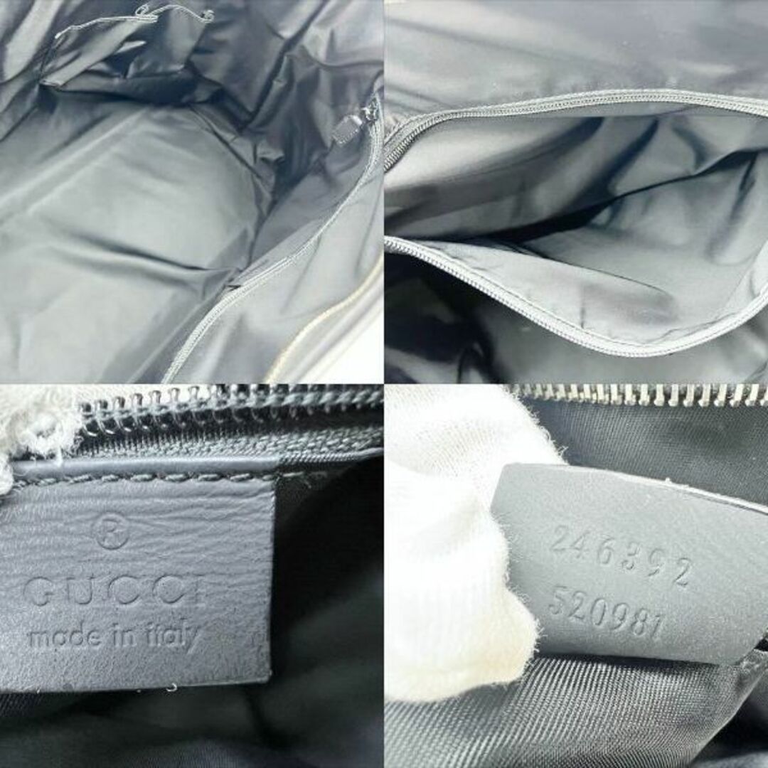 Gucci(グッチ)のGUCCI　美品　グッチ　シマ　ウェブ　トートバッグ　ボストン　レザー　大きめ メンズのバッグ(トートバッグ)の商品写真