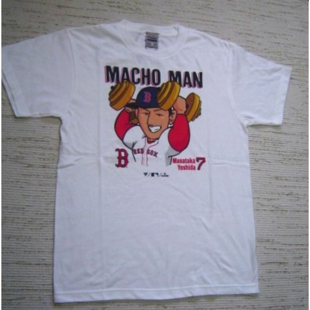 fanatic(ファナティック)のファナティクス レッドソックス マッチョマン 吉田 ダンベル Tシャツ 半袖 メンズのトップス(Tシャツ/カットソー(半袖/袖なし))の商品写真