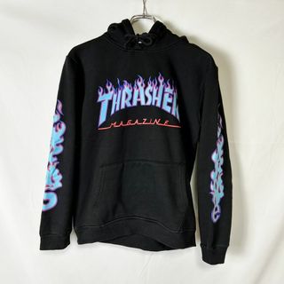 スラッシャー(THRASHER)のTHRASHER スラッシャー ファイヤー フレイム パーカー スケボー M(パーカー)