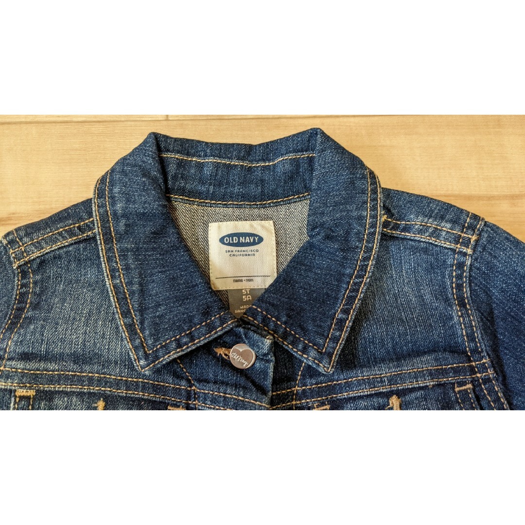 Old Navy(オールドネイビー)のOLDNAVY　オールドネイビー　Gジャン　ジャケット110 cm　キッズ　秋春 キッズ/ベビー/マタニティのキッズ服女の子用(90cm~)(ジャケット/上着)の商品写真