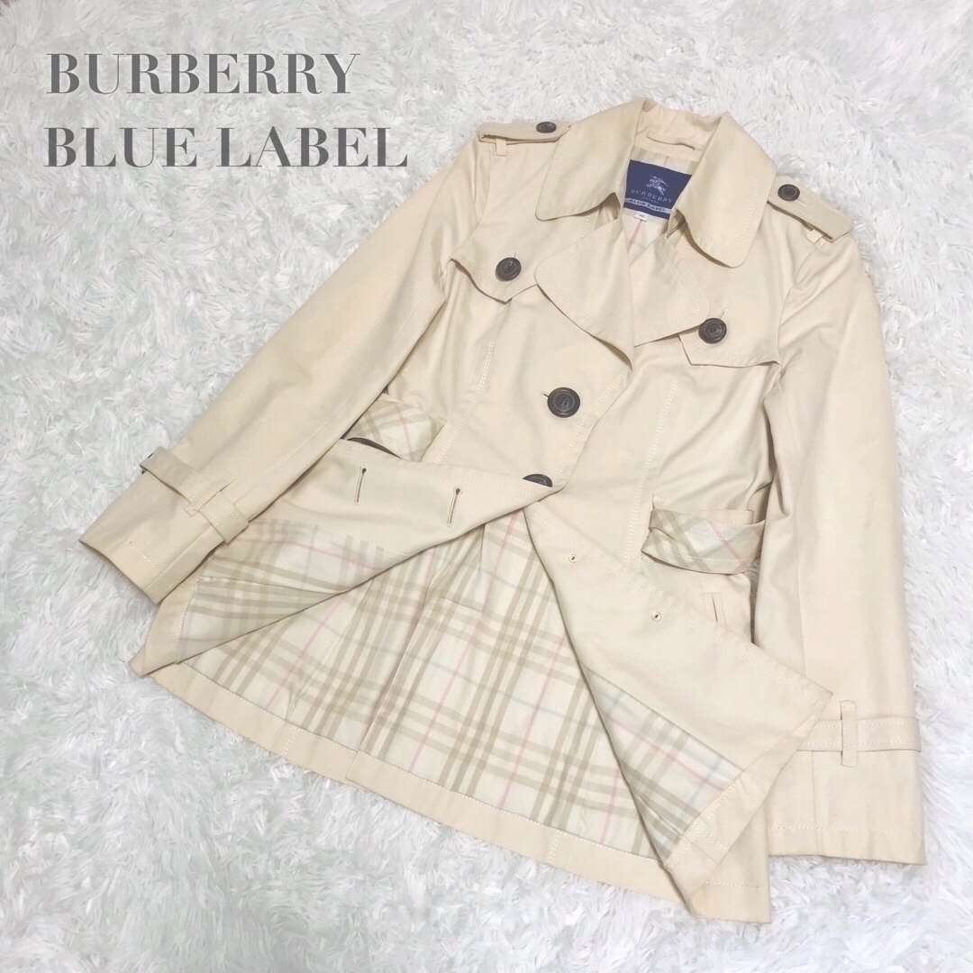 BURBERRY BLUE LABEL - 149 バーバリー ブルーレーベル ショートコート ...