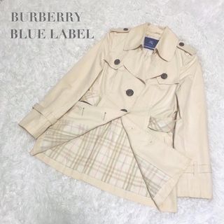 バーバリーブルーレーベル(BURBERRY BLUE LABEL)の149 バーバリー ブルーレーベル ショートコート トレンチコート サイズ40(トレンチコート)