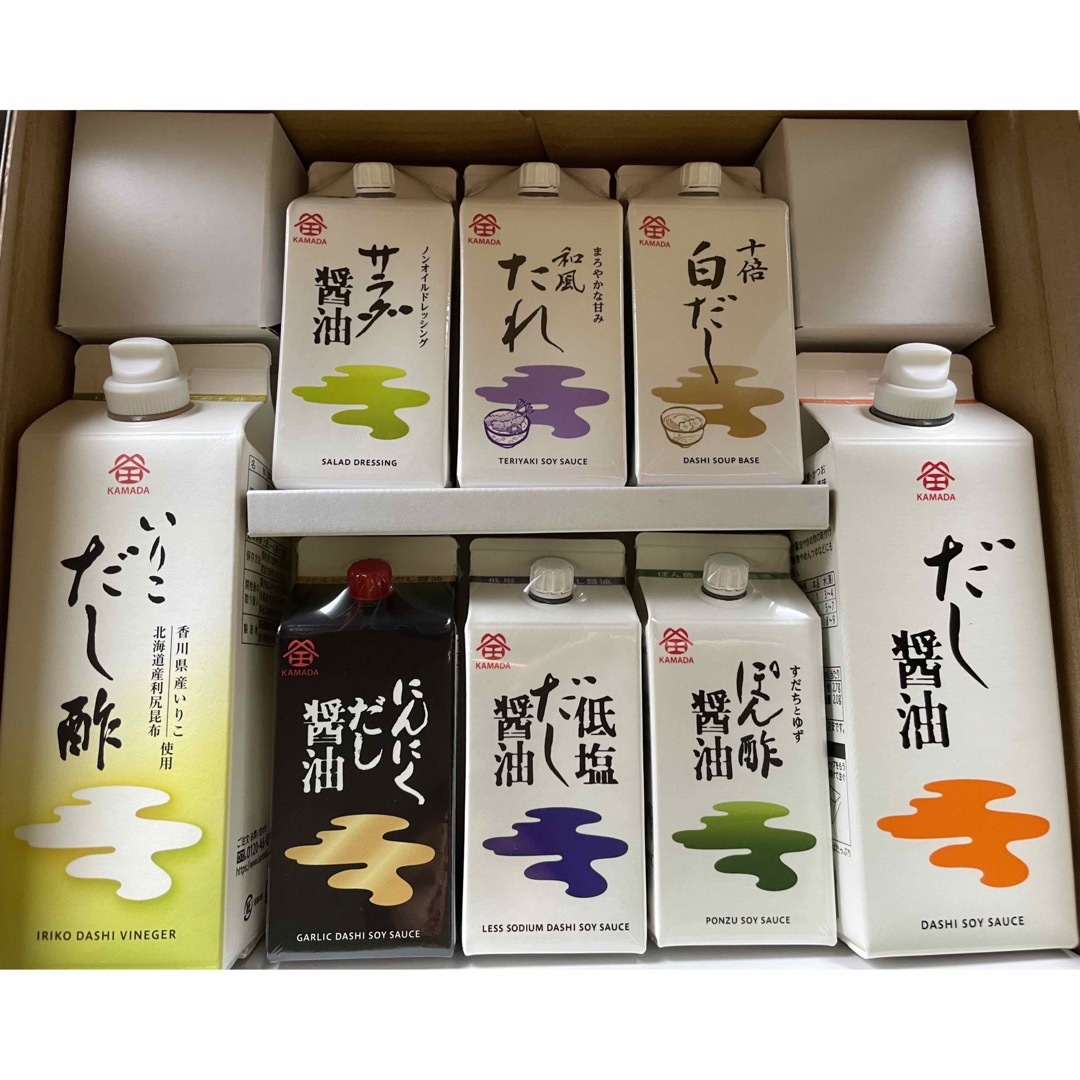 鎌田醤油ギフトセット　8種 食品/飲料/酒の食品(調味料)の商品写真