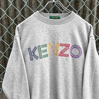 90s vintage KENZO ロゴ刺繍スウェット