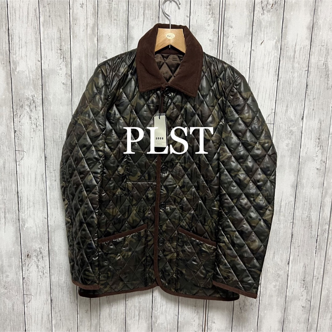 PLST - 未使用タグ付き！PLST 迷彩キルティングジャケット！ の通販 by