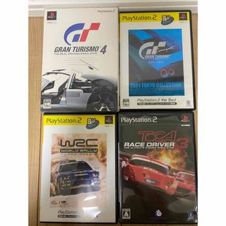 プレイステーション2(PlayStation2)のグランツーリスモ4、コンセプト　TOCA3 WRC 4枚セット　プレステ2(家庭用ゲームソフト)