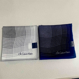 カルバンクライン(Calvin Klein)のカルバンクライン　ハンカチ2枚組(ハンカチ/ポケットチーフ)
