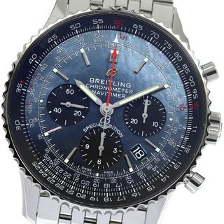 ブライトリング BREITLING A24322 ナビタイマー ワールド クロノグラフ GMT 自動巻き メンズ 良品 _766111