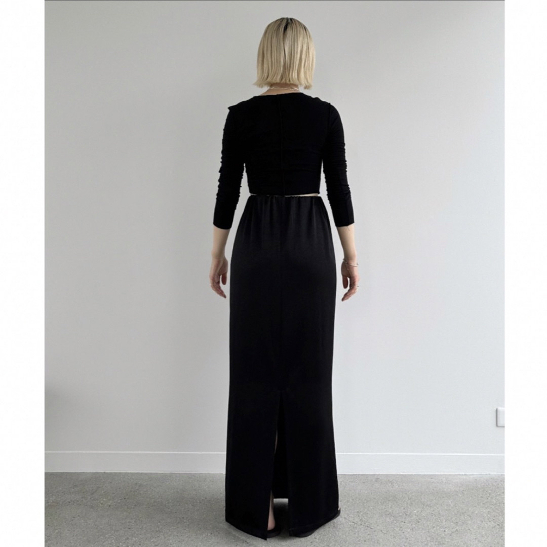 ENOF ace long straight skirt