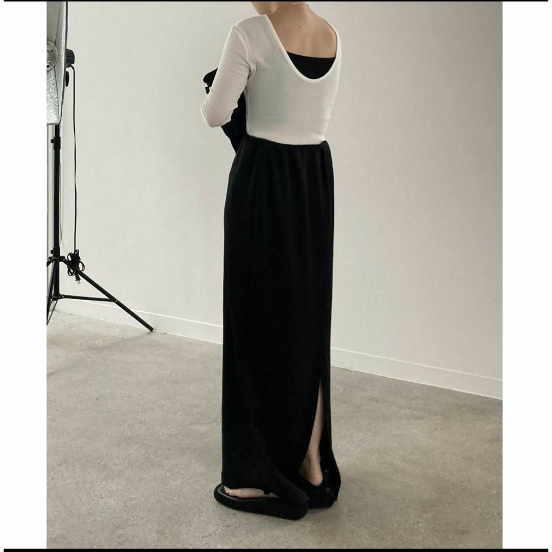 ENOF / ace long straight skirt ENOF / ace long straight skirt