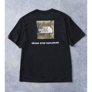 ザノースフェイス(THE NORTH FACE)の新品!ノースフェイス    カモフラージュティー(ブラックM)(Tシャツ/カットソー(半袖/袖なし))